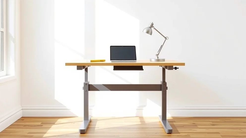 Höj och sänkbart skrivbord från Ikea