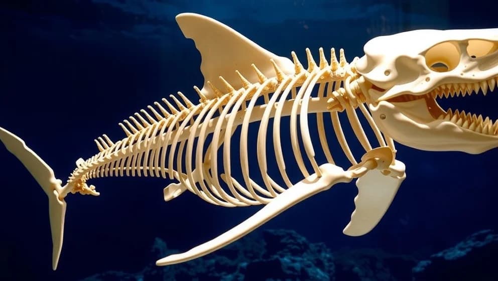 Hur många ben har en hajskelett