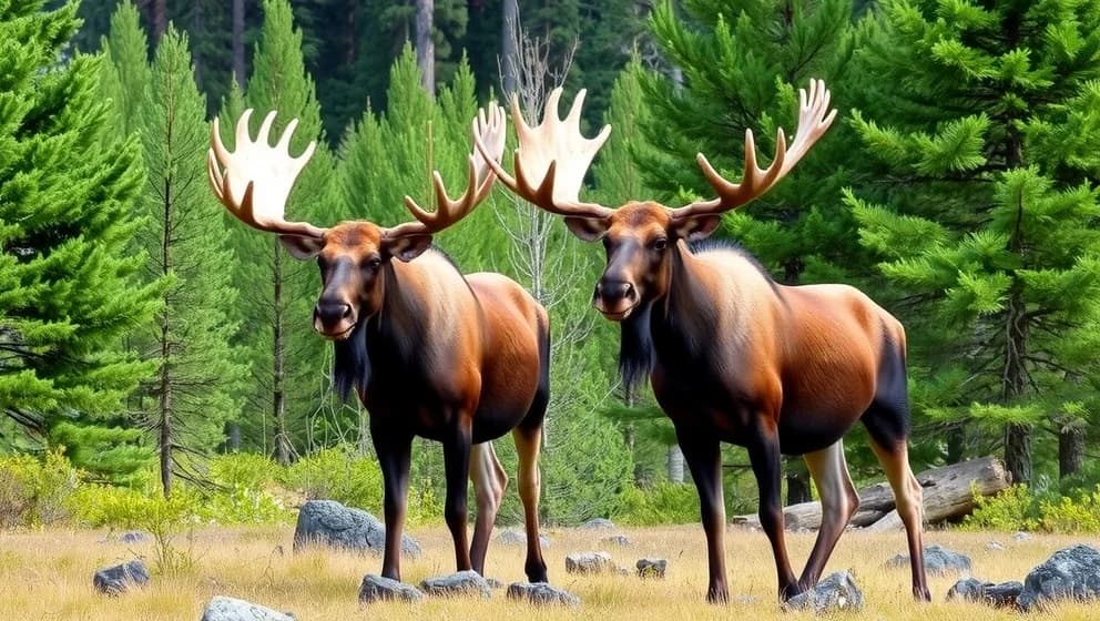 James och Karin älgarna demonstrerar varför