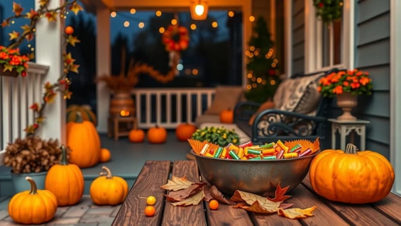 När går man bus eller godis på Halloween